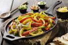 grilled vegetable fajita platter
