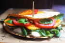 Romagna Flatbread Sandwich